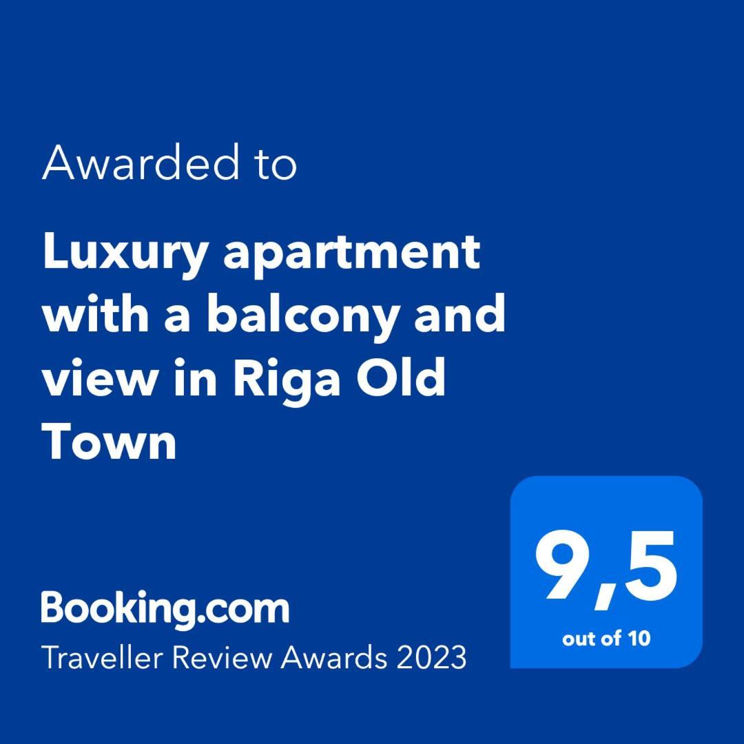 Luxury Apartment With A Balcony And View In Riga Old Town Екстер'єр фото